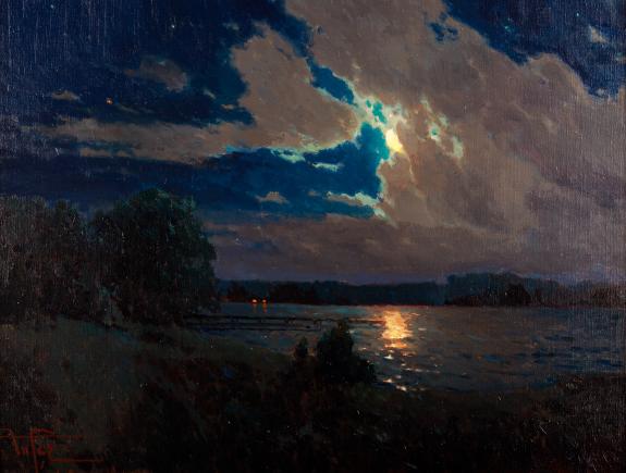 Half Moon Over the River